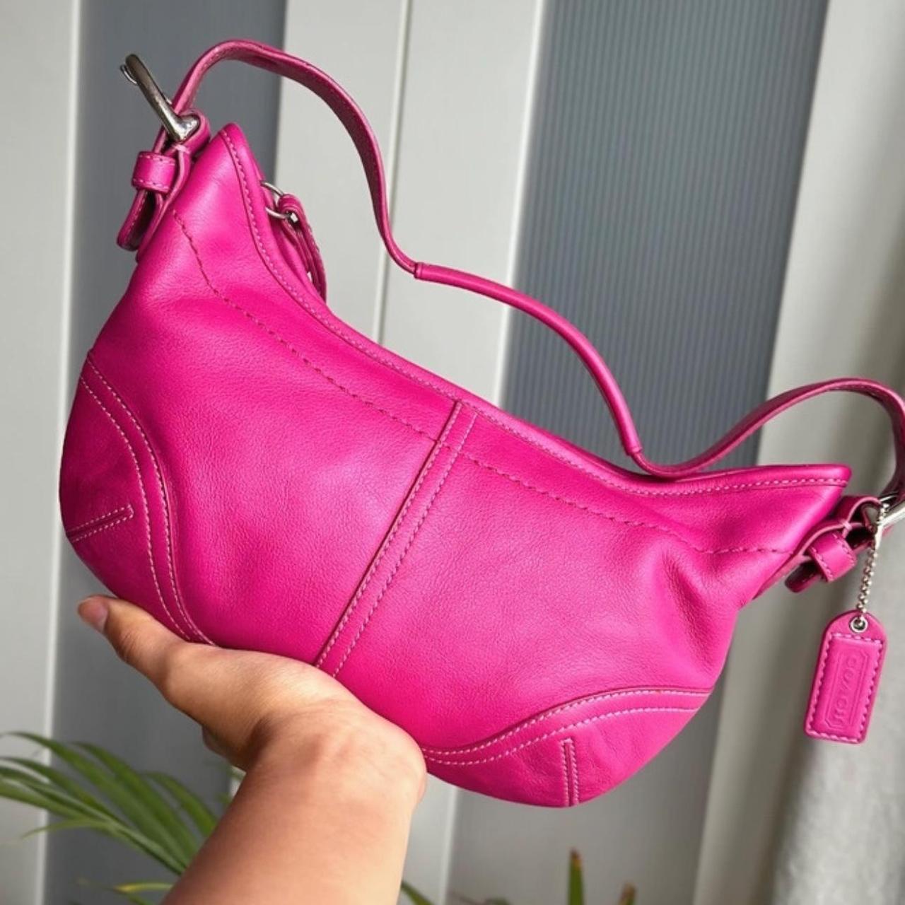 バッグ Coach Signature Shoulder Bag Pink Suede COACH コーチ F48364 フラワー シグネチャー ショルダーバッグ