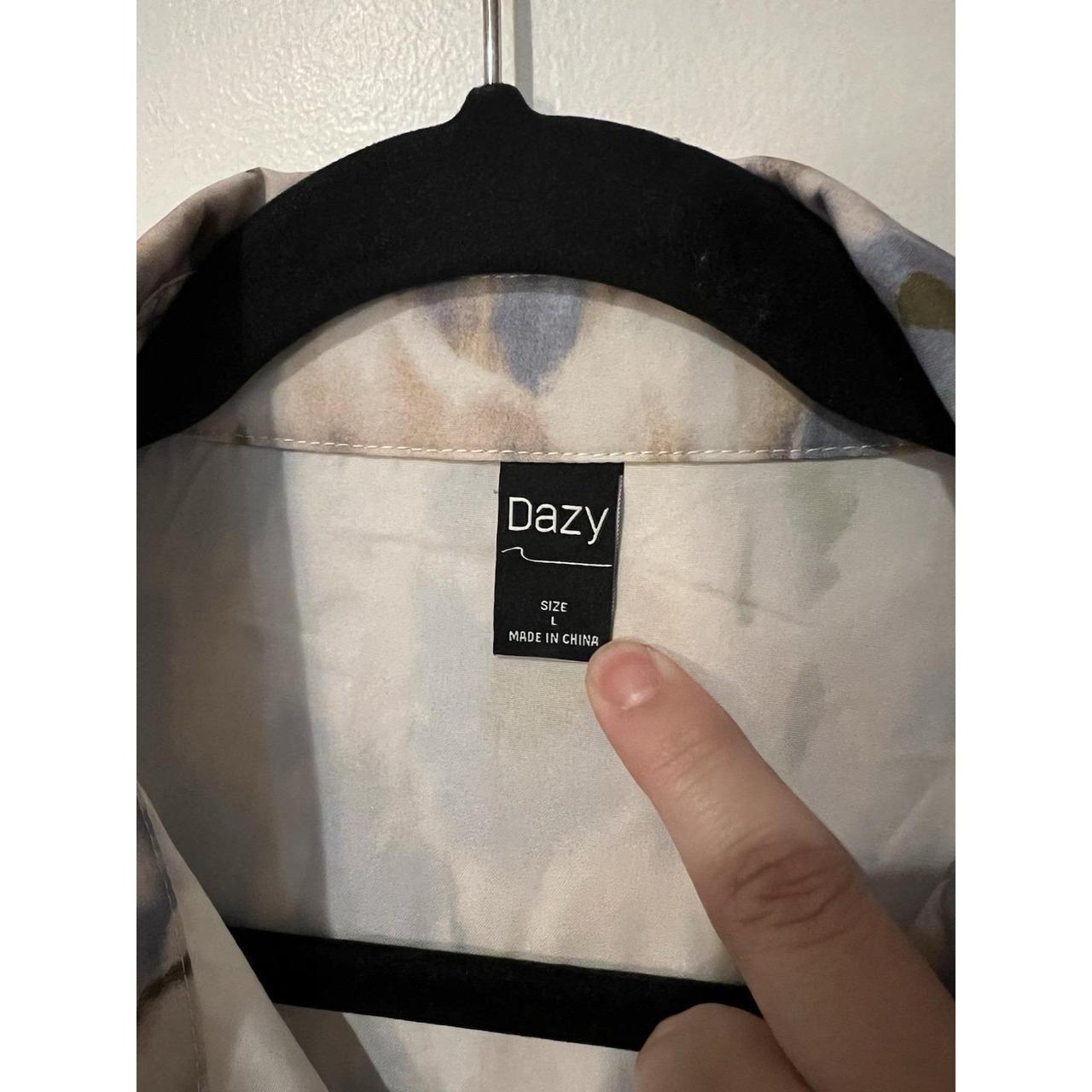 DAZY Women's Blouse - Multi - L – Dazy Women's Si… - image 2