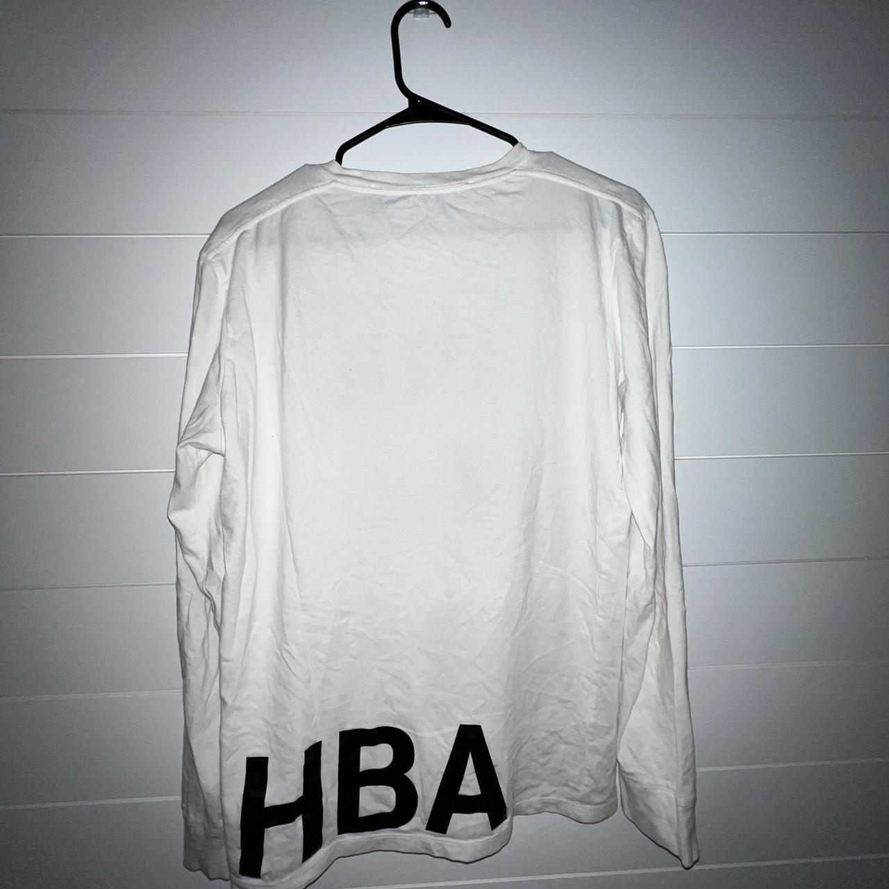 Hood by Air white long sleeve tee xs fits like | Depop