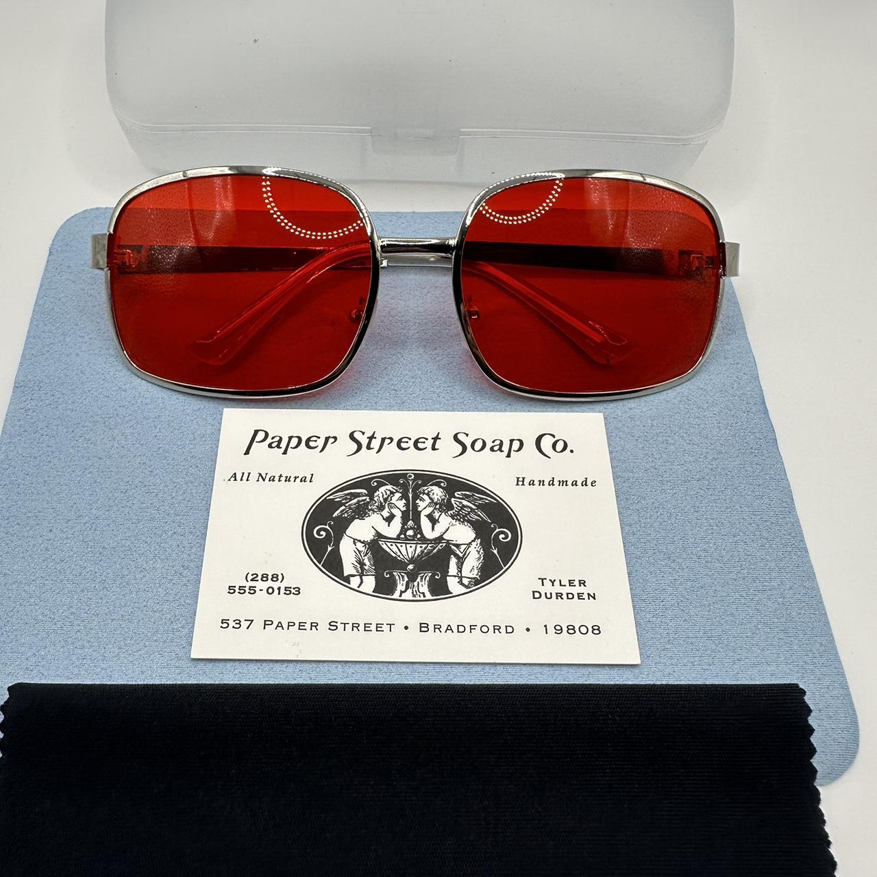 Fight Club Blood Red Sunglasses 1998 Oliver Peoples 524 Fight Club