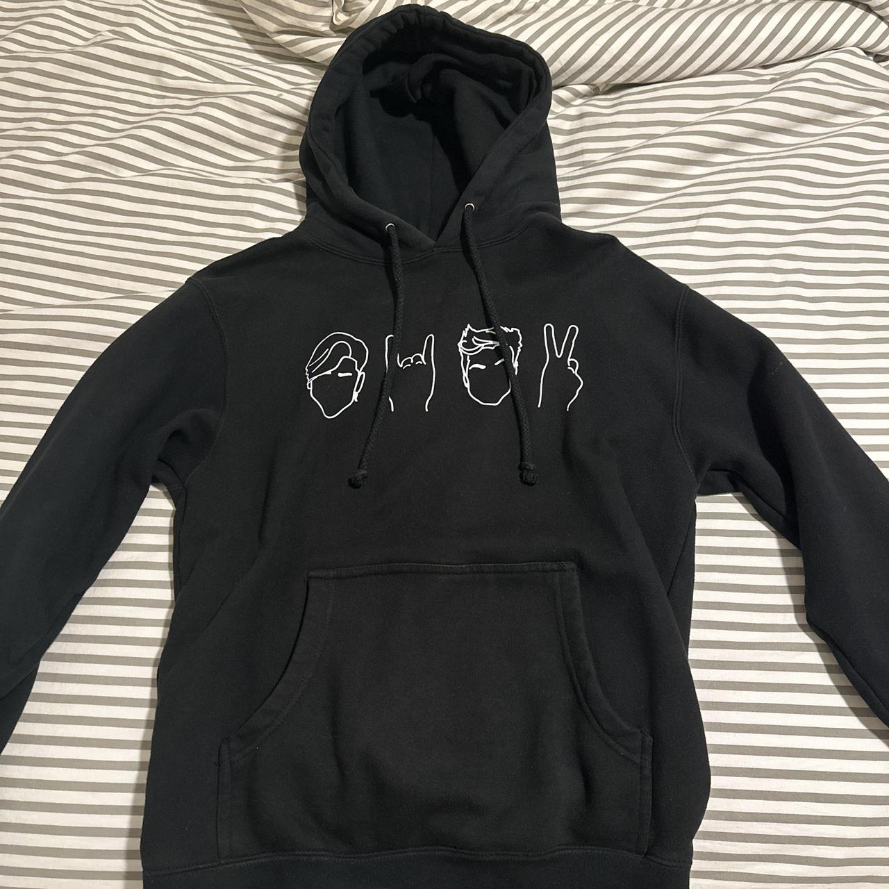 Dolan Twins merch black sweatshirt. Size small. Worn