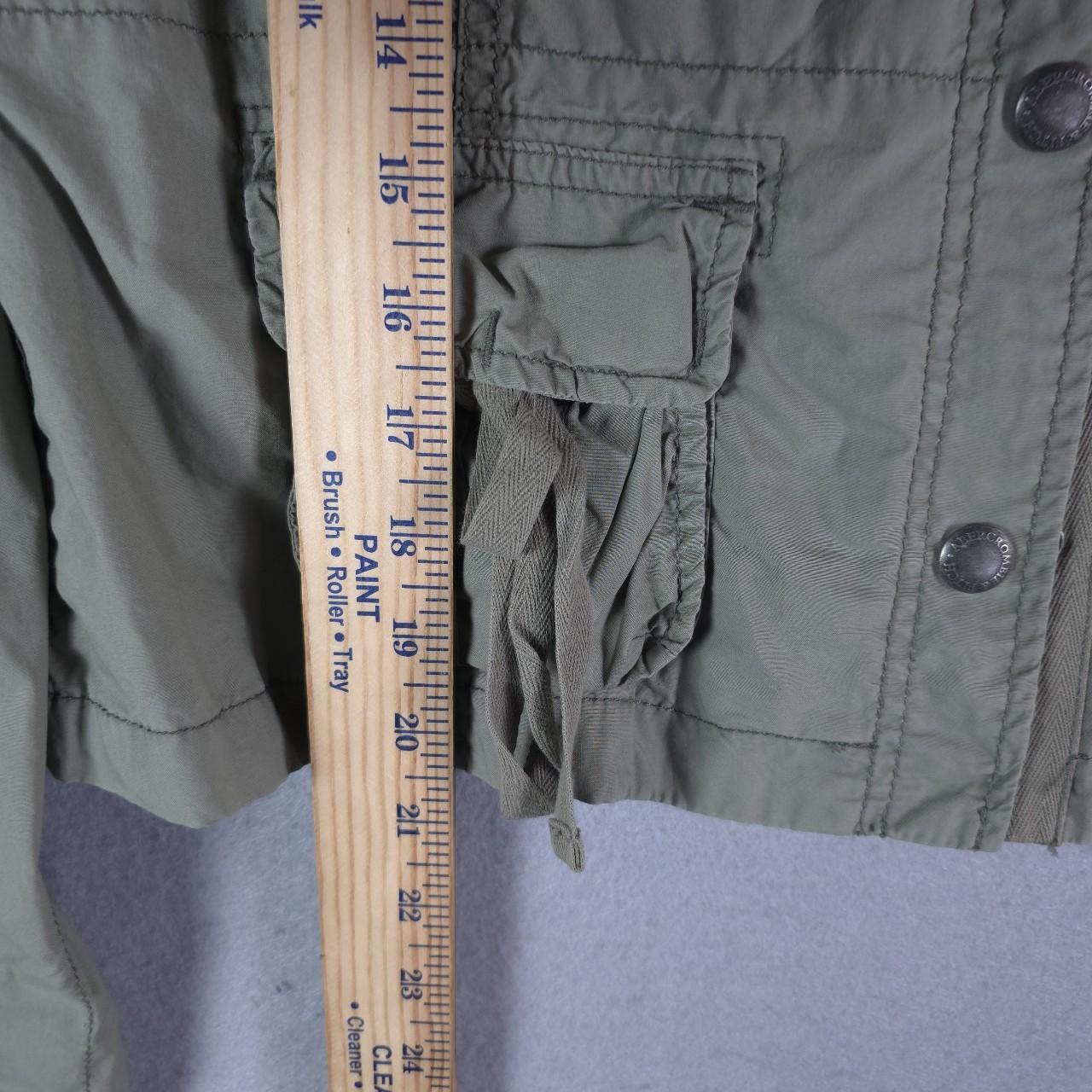 Abercrombie & Fitch Women's Jacket - Green/Grey -… - image 5