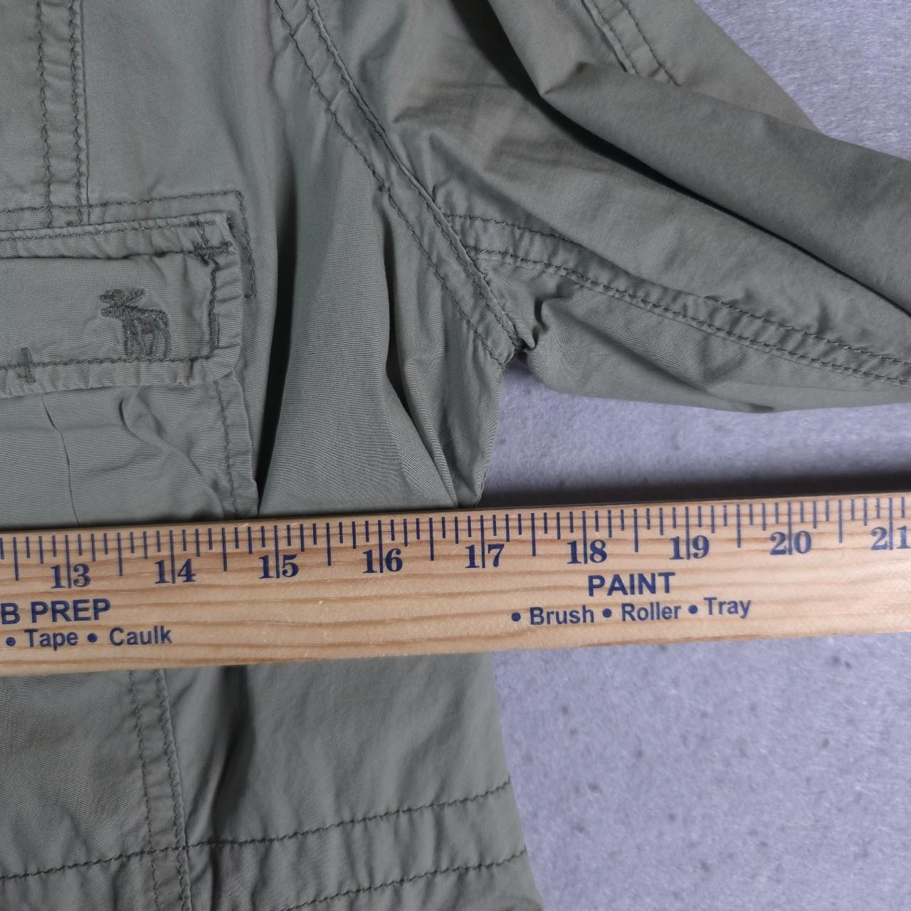 Abercrombie & Fitch Women's Jacket - Green/Grey -… - image 4