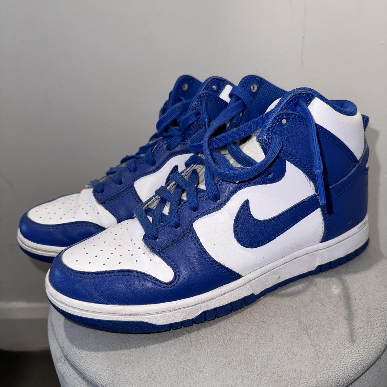 royal blue and white jordans 1