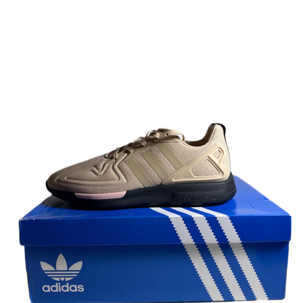 adidas zx 2k flux trainers in beige