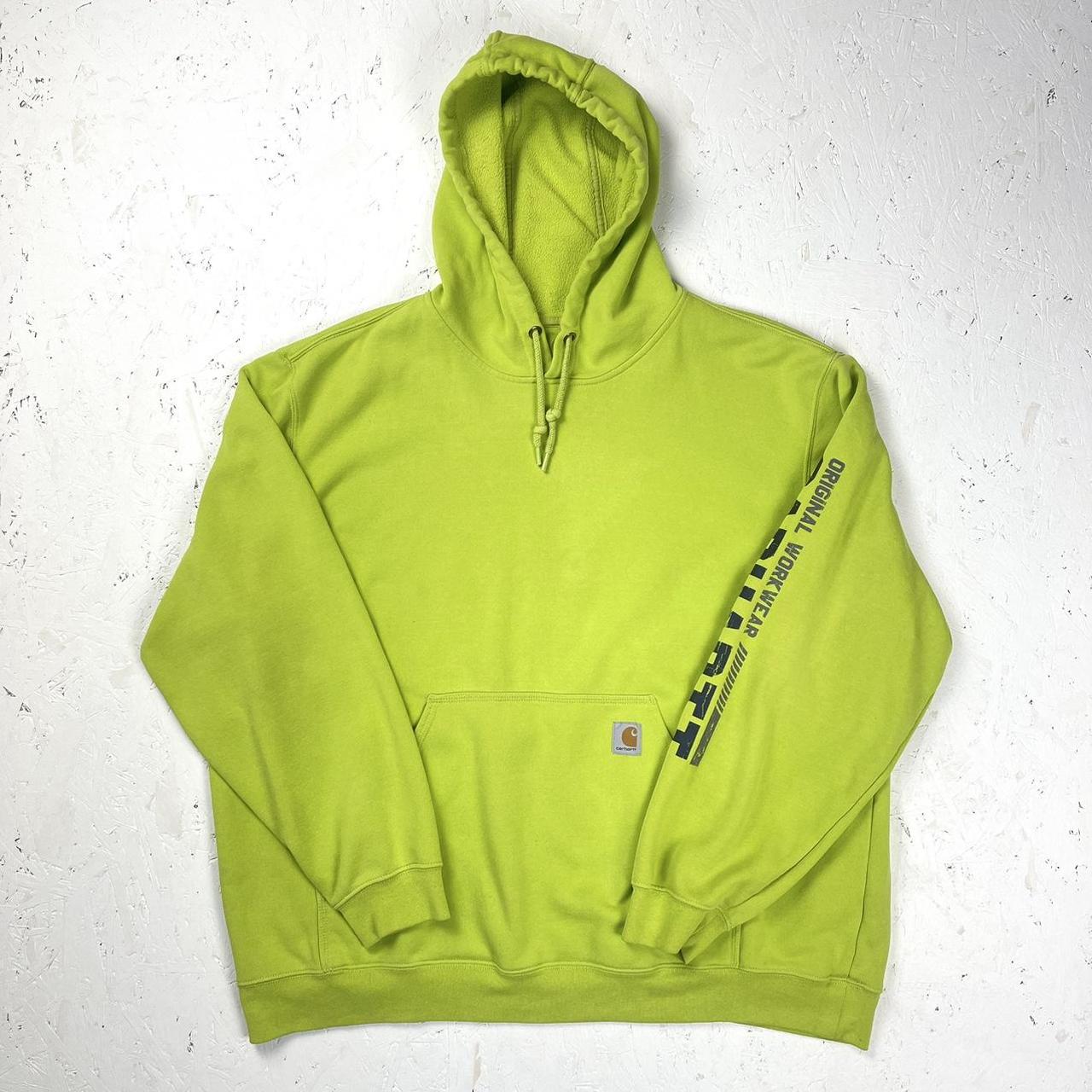 Carhartt neon yellow hoodie hotsell