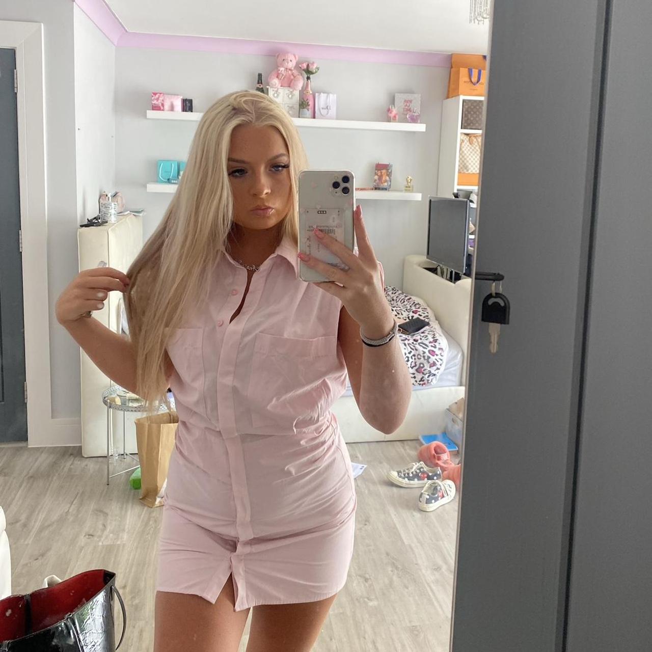 Zara Women #39 s Pink Dress Depop