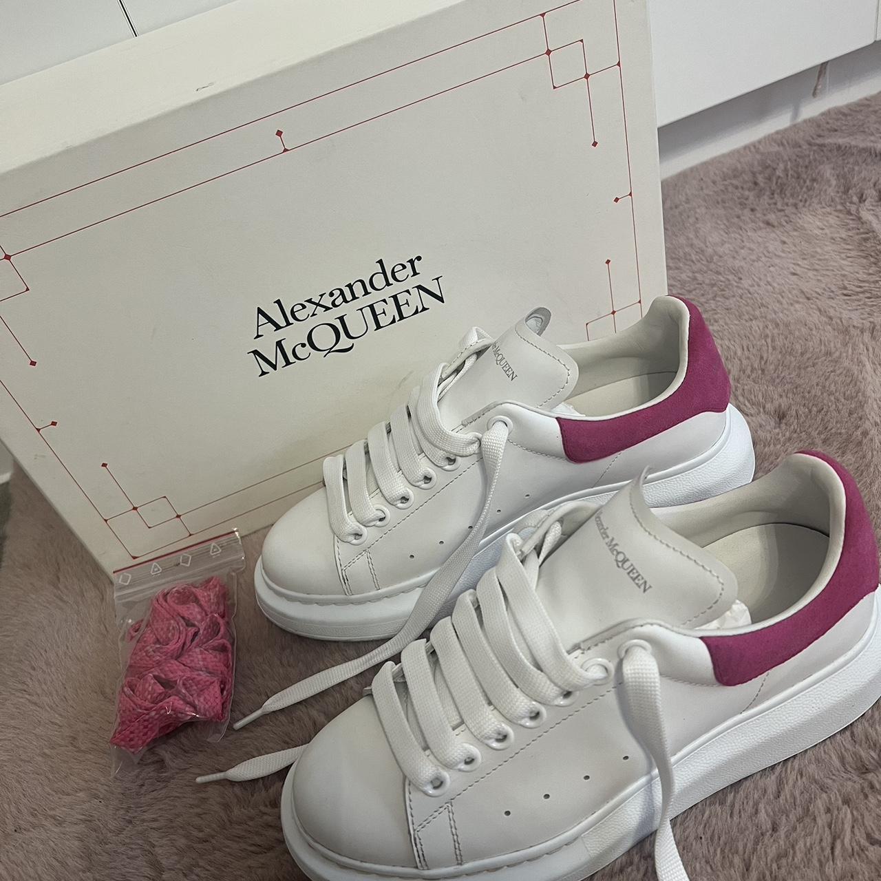 alexander mcqueen pink trainers