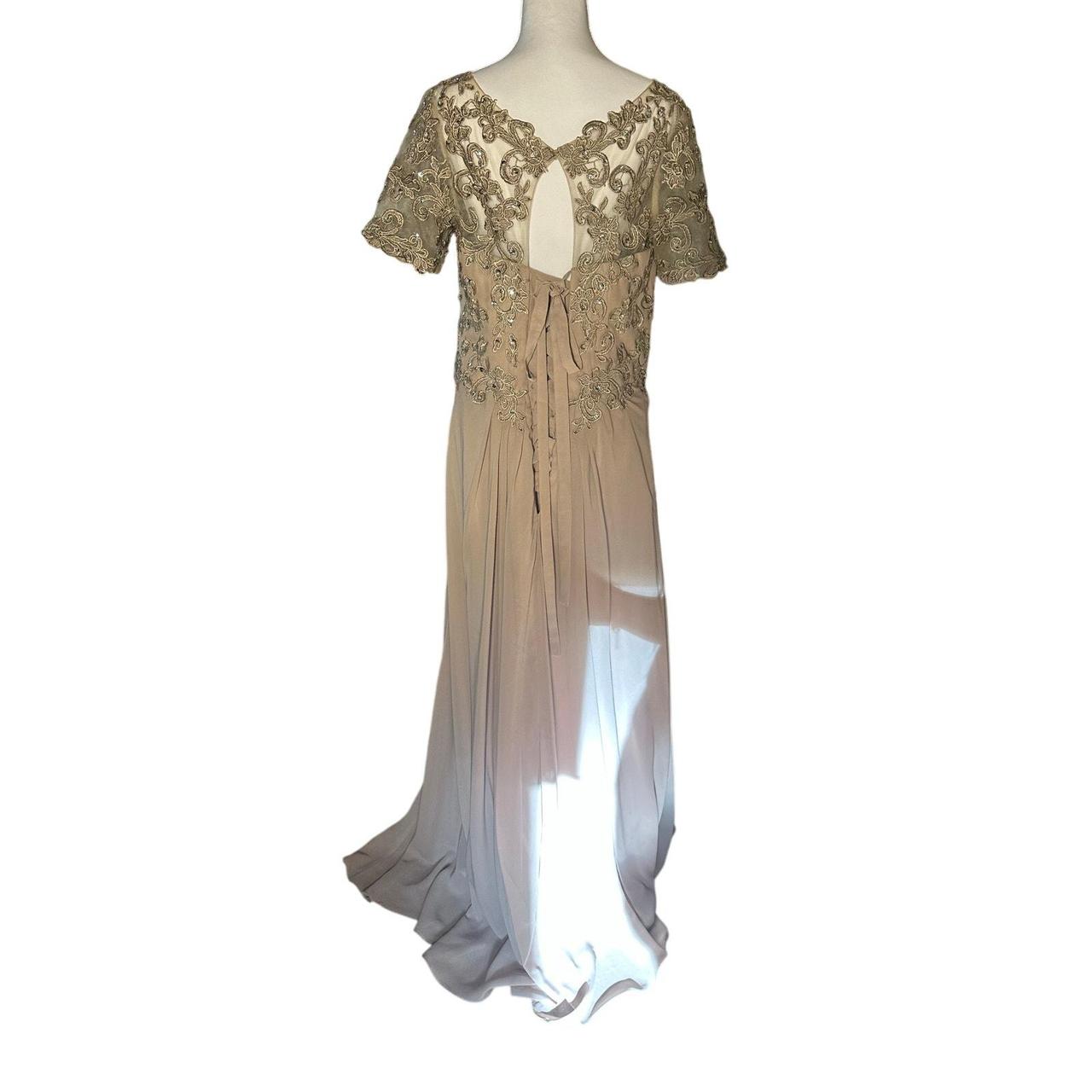 Source Unknown Women's A-line Dress - Tan - 12 – … - image 2