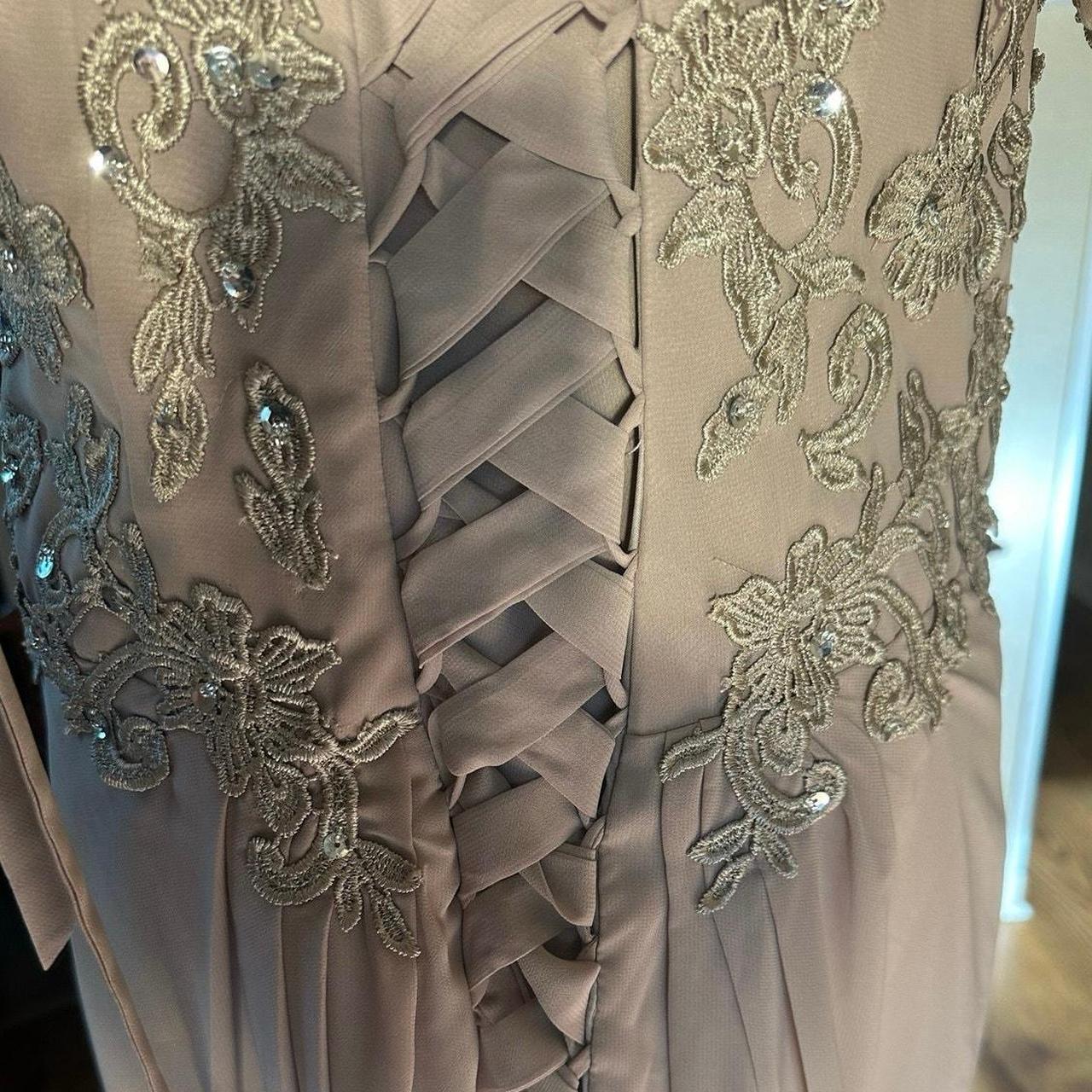 Source Unknown Women's A-line Dress - Tan - 12 – … - image 5