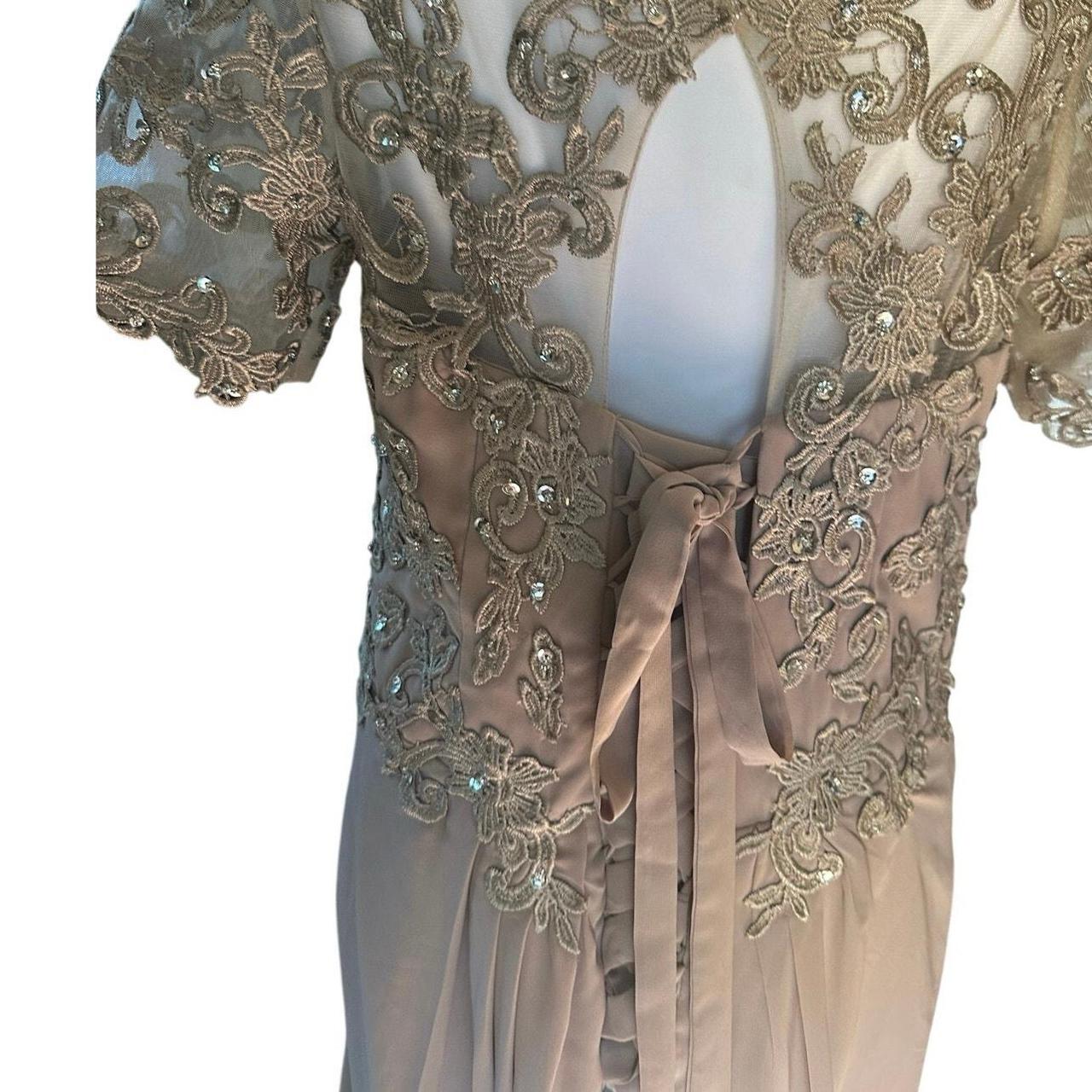 Source Unknown Women's A-line Dress - Tan - 12 – … - image 4