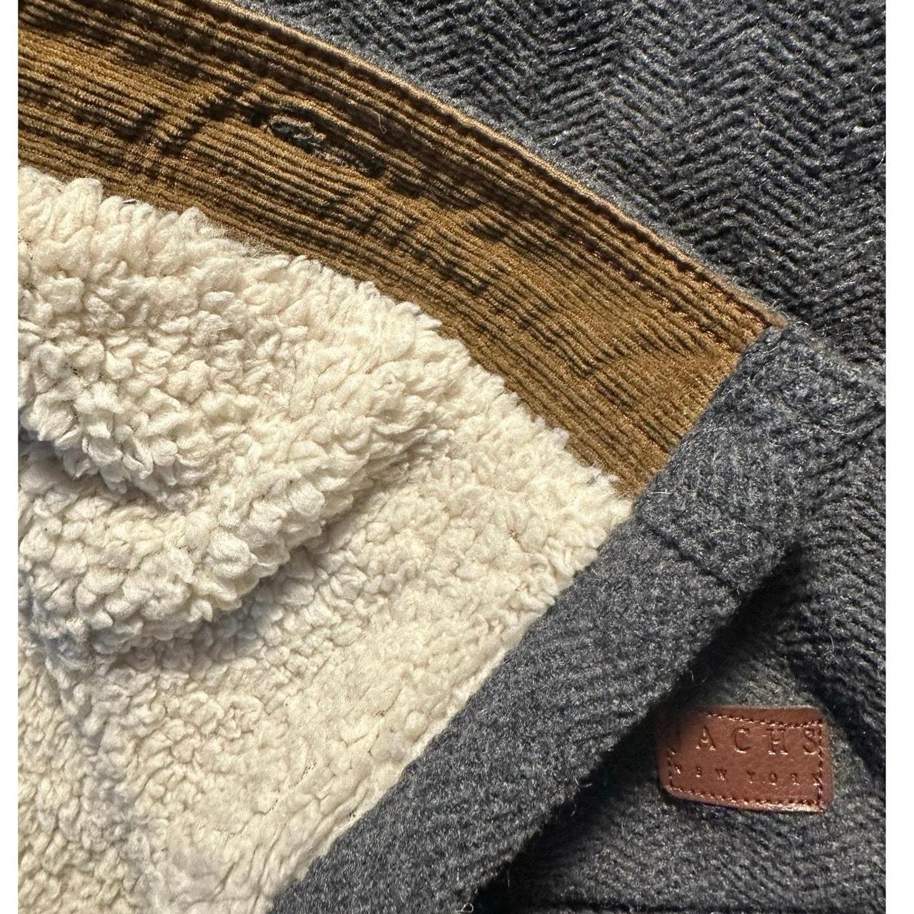 Source Unknown Men's Shacket Jacket - Grey/Cream … - image 6