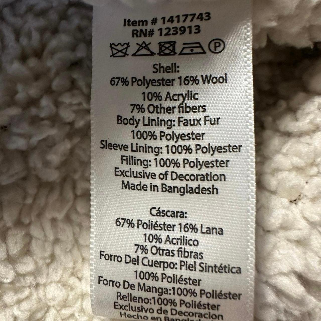 Source Unknown Men's Shacket Jacket - Grey/Cream … - image 4