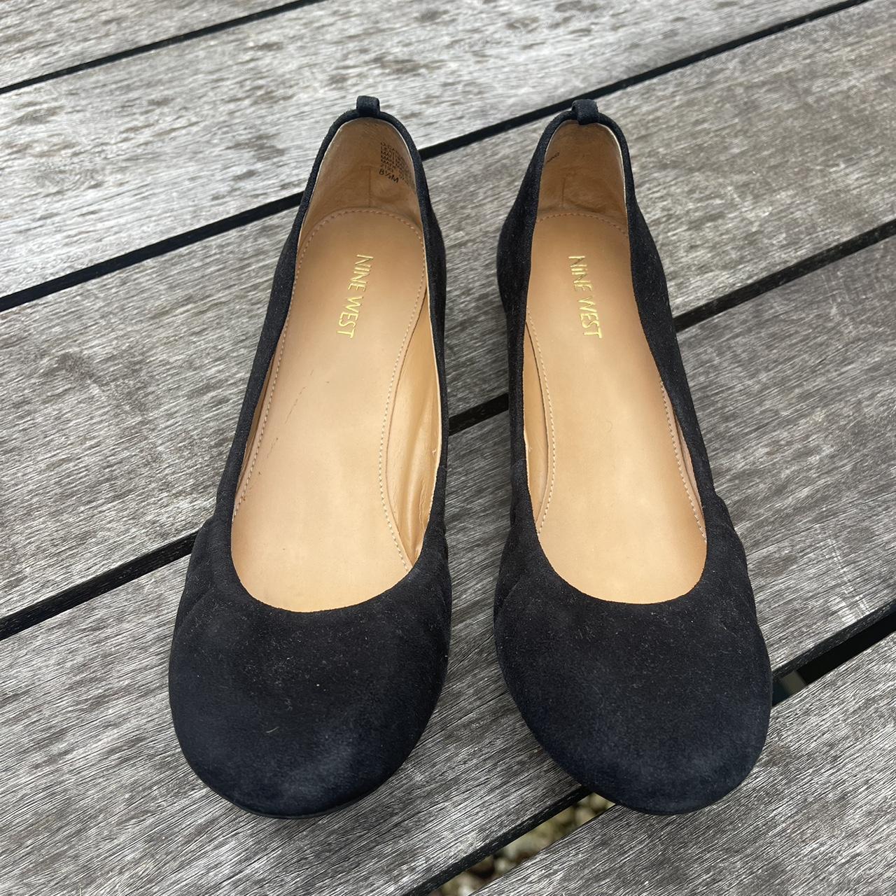 Nine west suede flats online