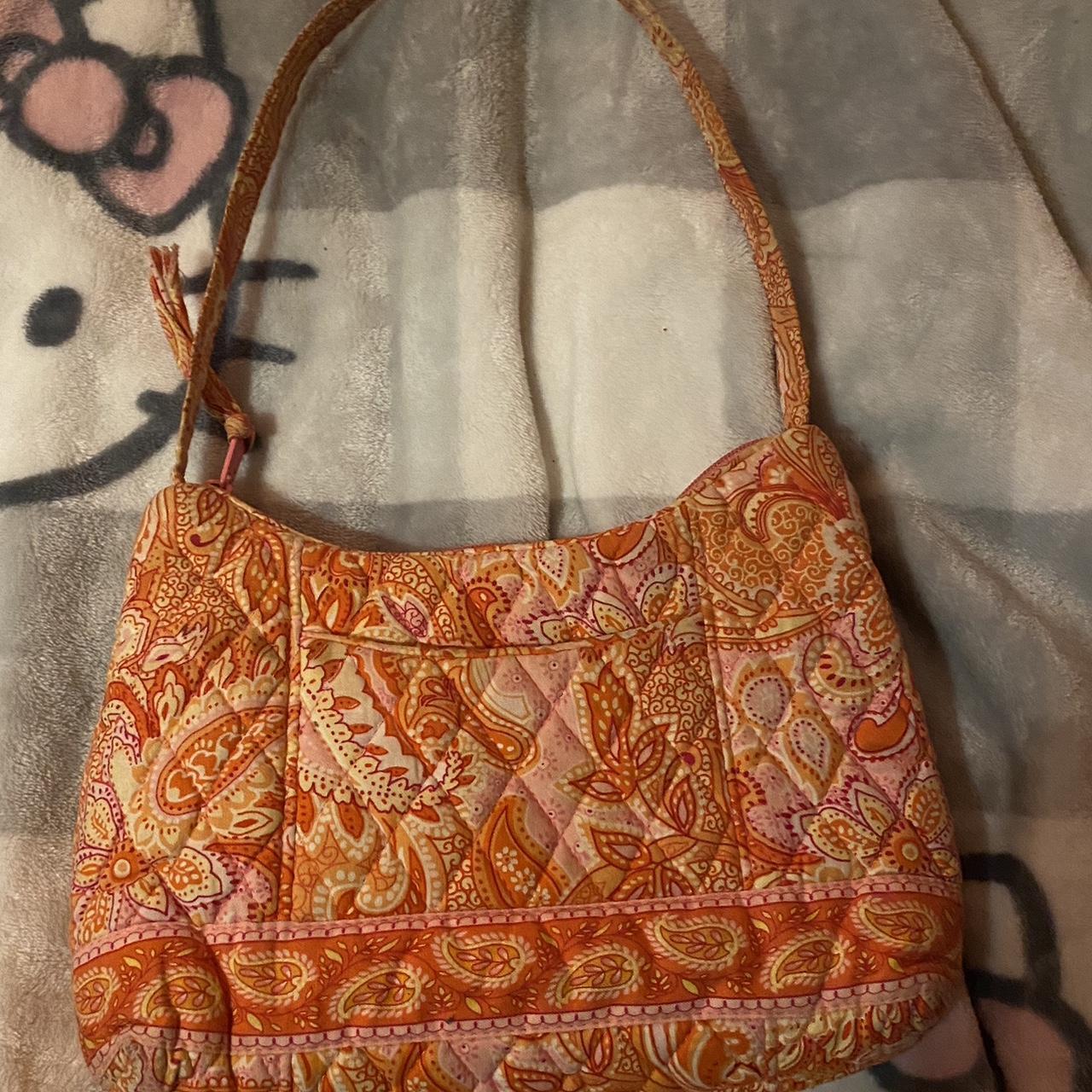 Super cute orange and pink Vera Bradley purse - Depop