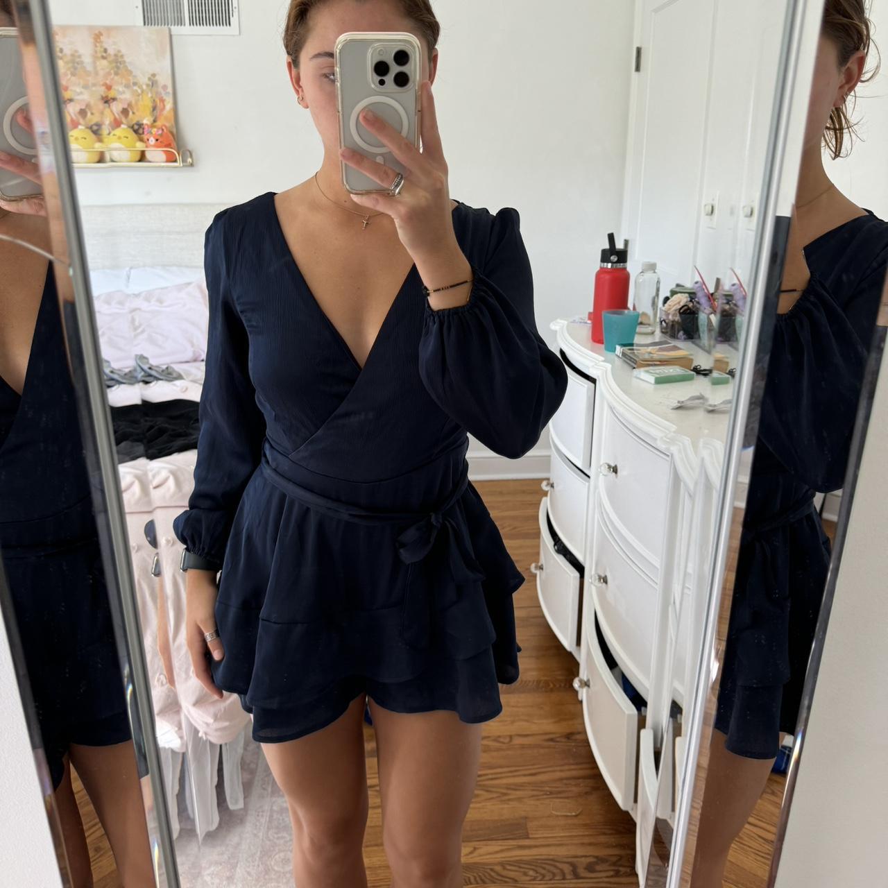 Navy orders romper dress