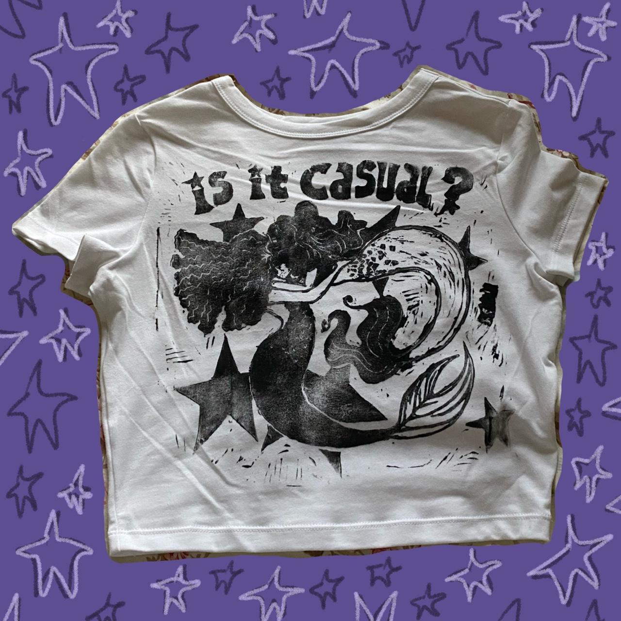 【IFYOUWANT】24SS★ YOU and ME CROP TEE dm me if you want this printed on a regular | Depop
