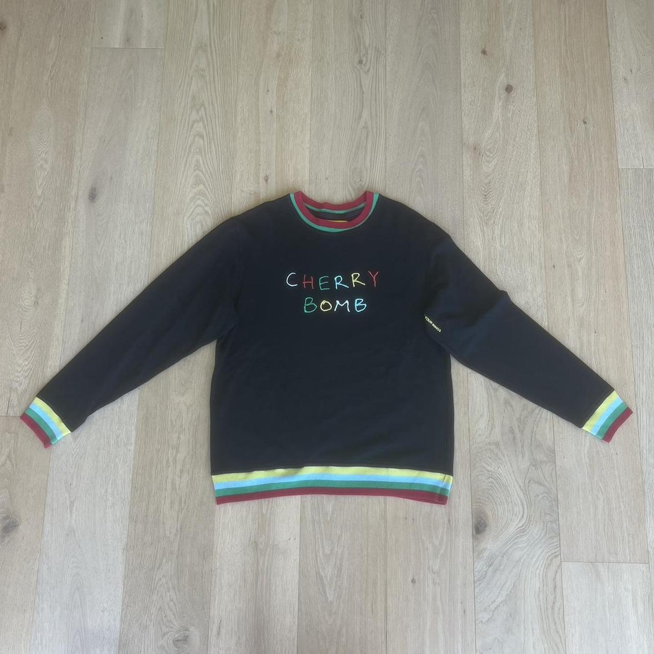 Golf Wang Black Cherry Bomb Crewneck SAMPLE / Short | Depop