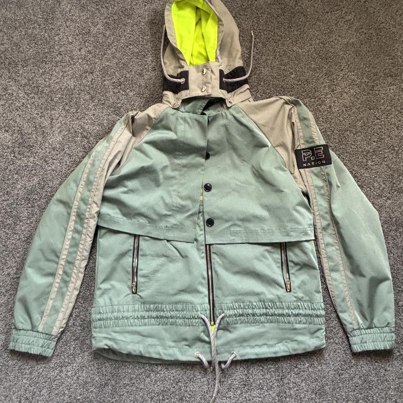 Pe nation green puffer jacket online