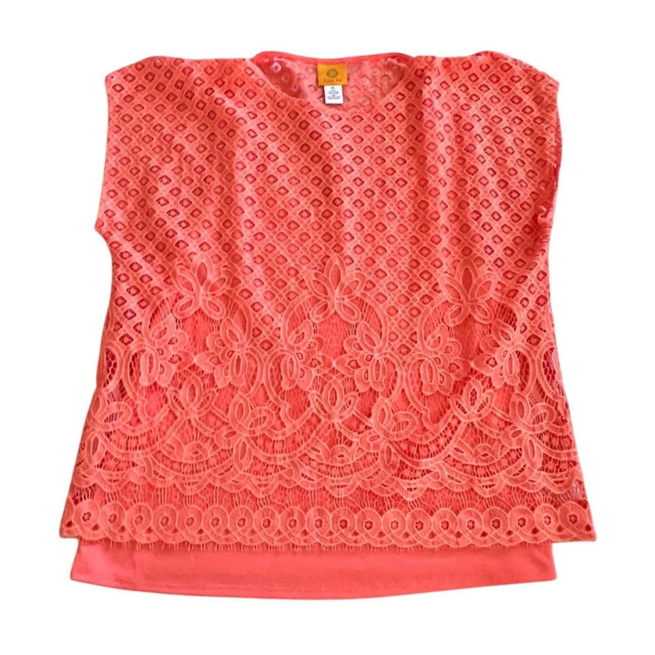 Ruby Rd. Women's Blouse - Orange - XL – Ruby Rd L… - image 2