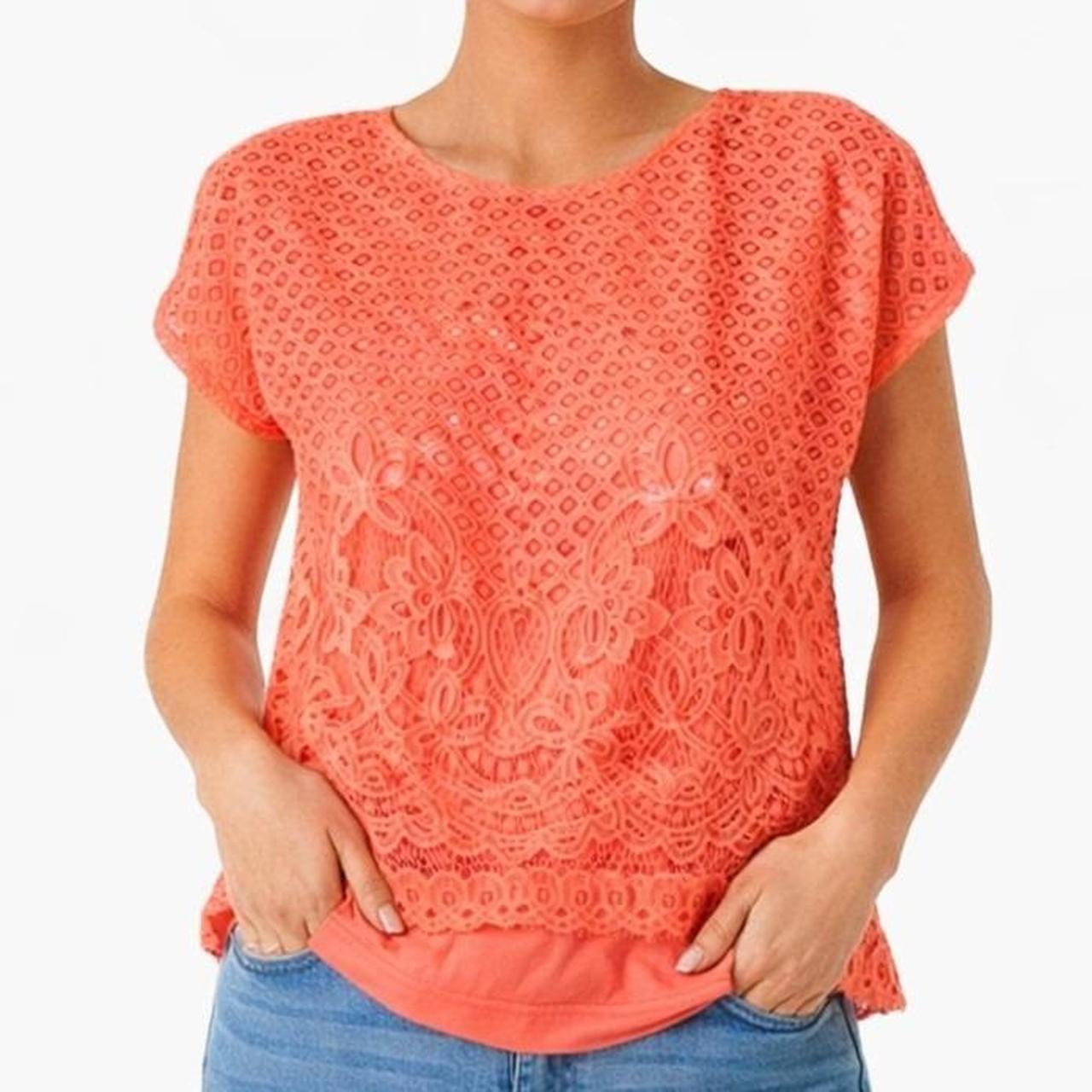Ruby Rd. Women's Blouse - Orange - XL – Ruby Rd L… - image 1