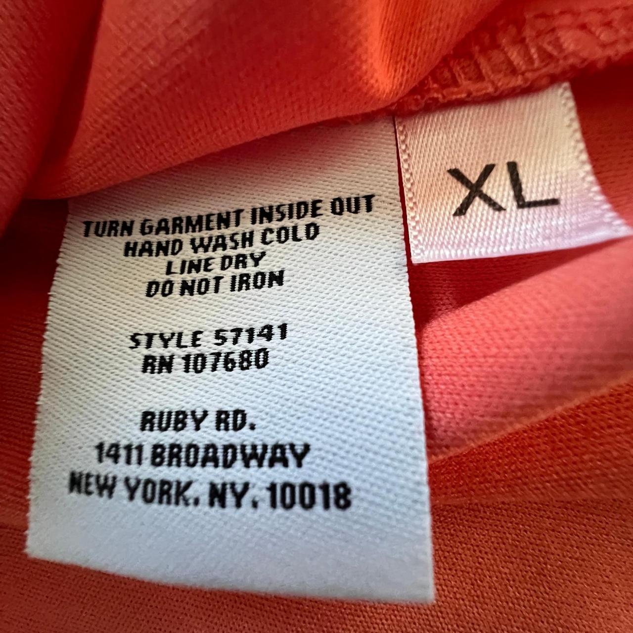 Ruby Rd. Women's Blouse - Orange - XL – Ruby Rd L… - image 5