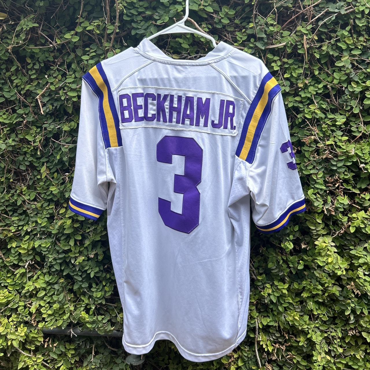 LSU Odell Beckham Jr Vintage Nike Jersey Size XL. Depop