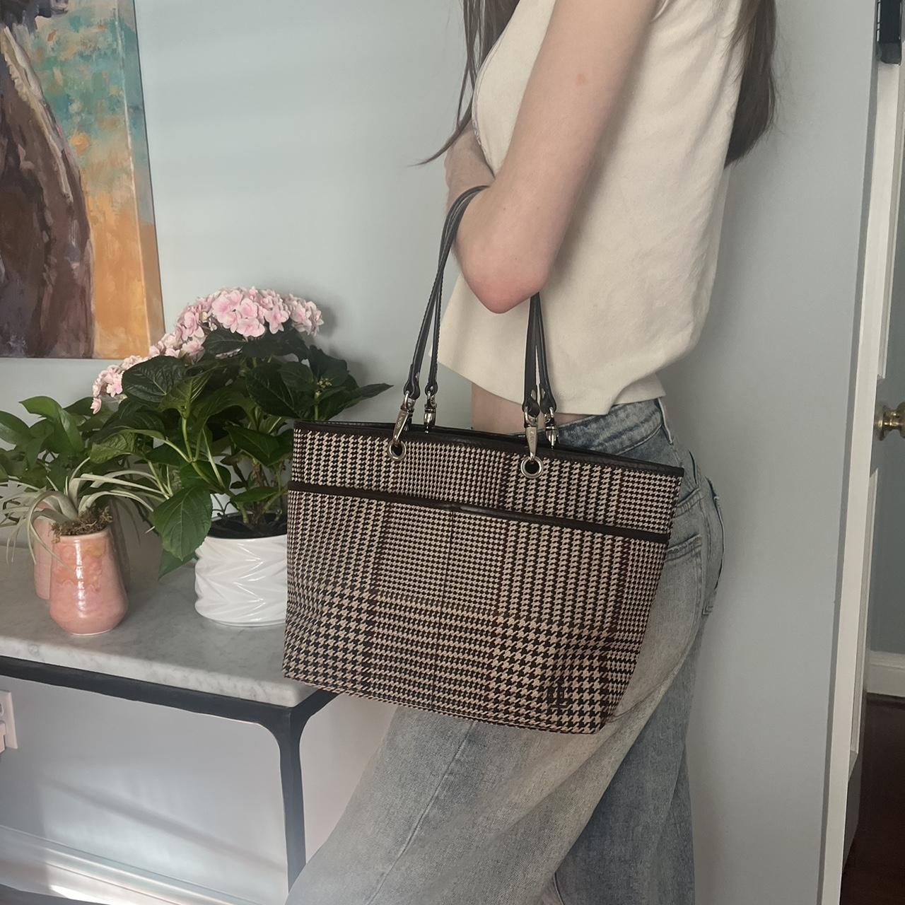 Ralph lauren houndstooth purse online