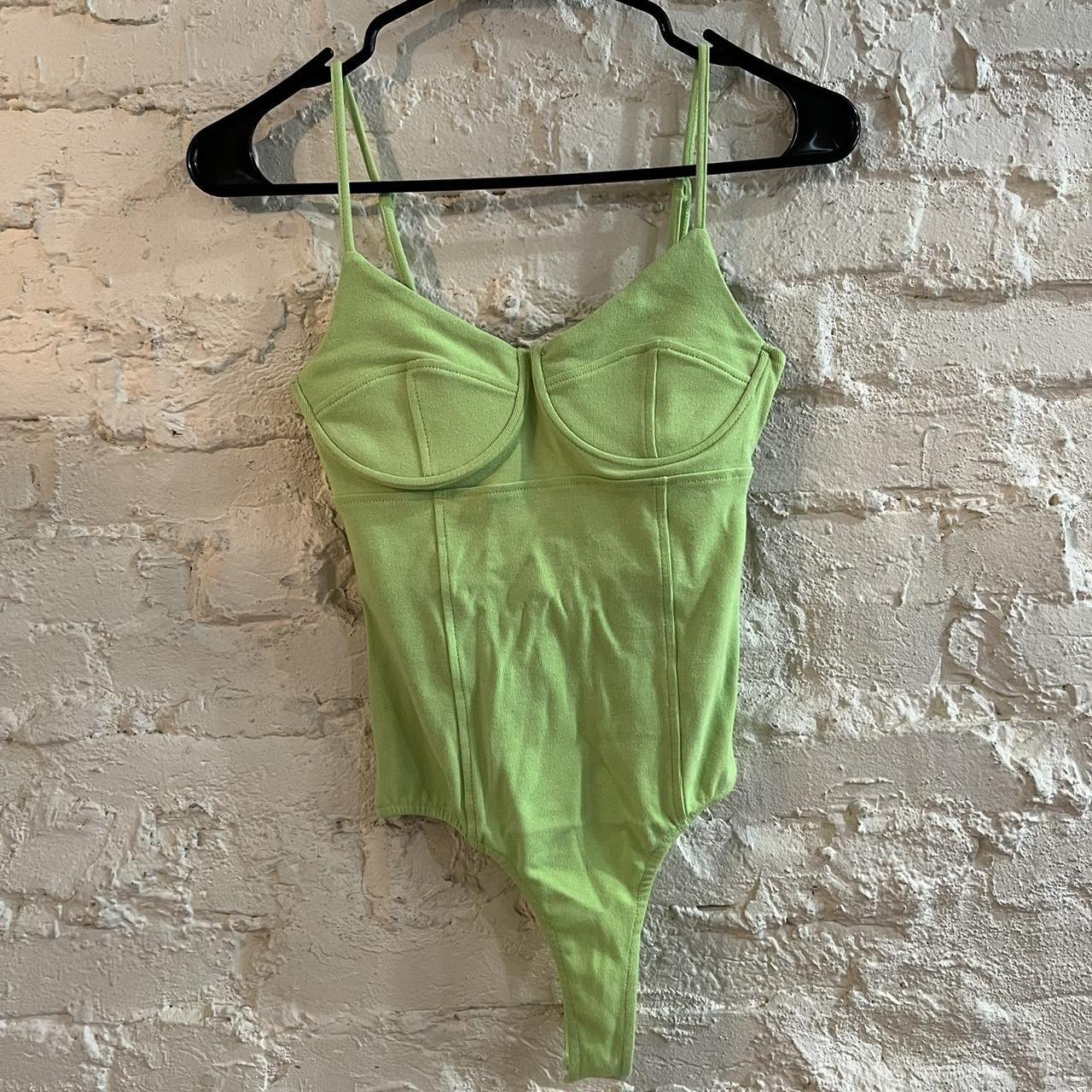 Lime Corset Bodysuit 🍋 , Never worn, So cute for