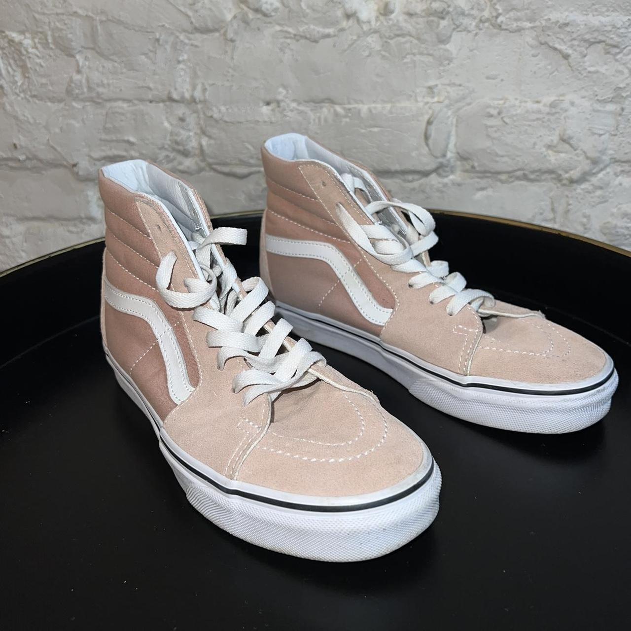 Vans sk8 hi on sale frappe true white