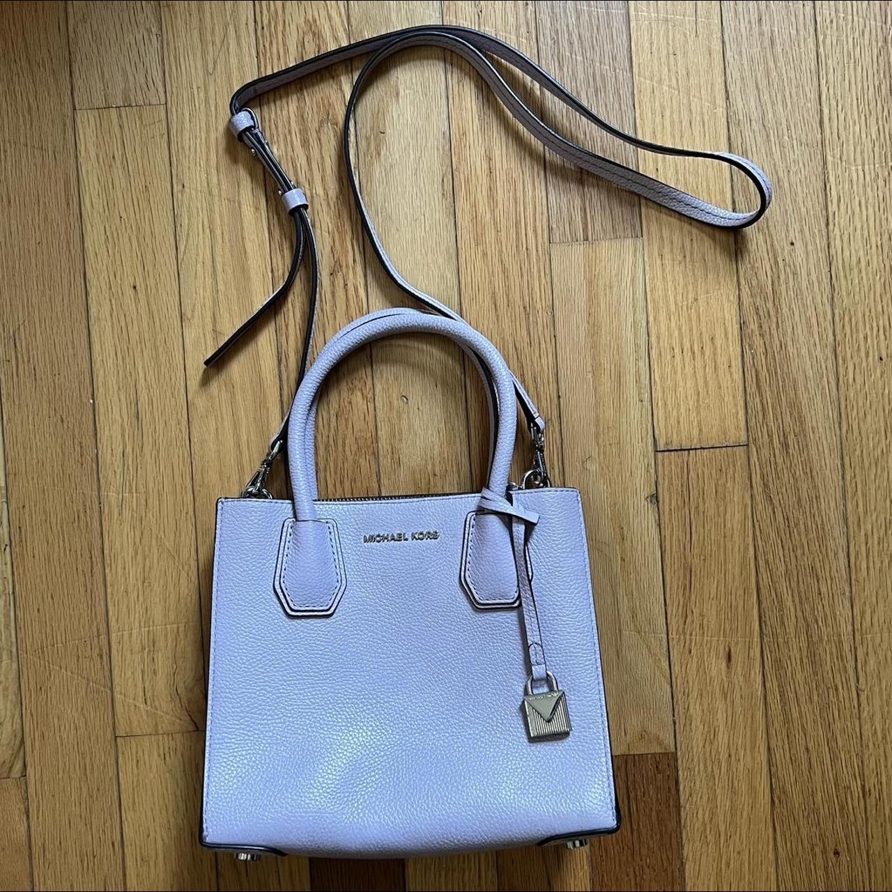 Michael kors deals purple satchel