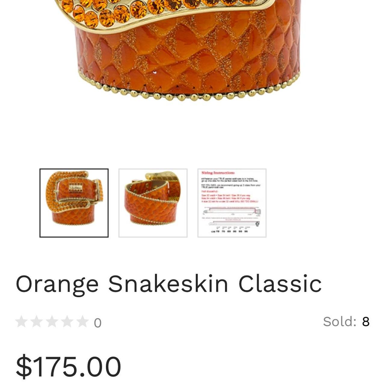 orange bb simon belt