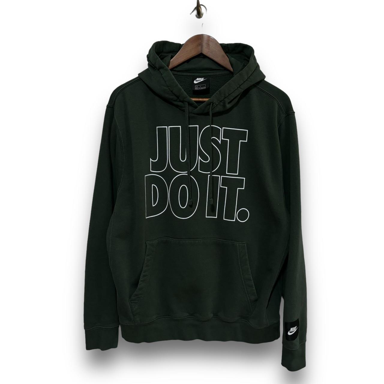 Nike just do it hoodie green sale