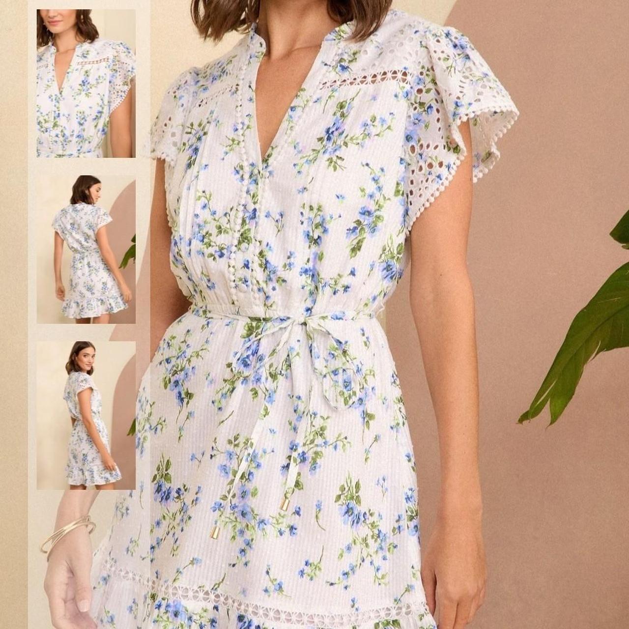 【soor ploom】FlutterDress RosebudPrint 2Y soor ploom】FlutterDress RosebudPrint 2Y