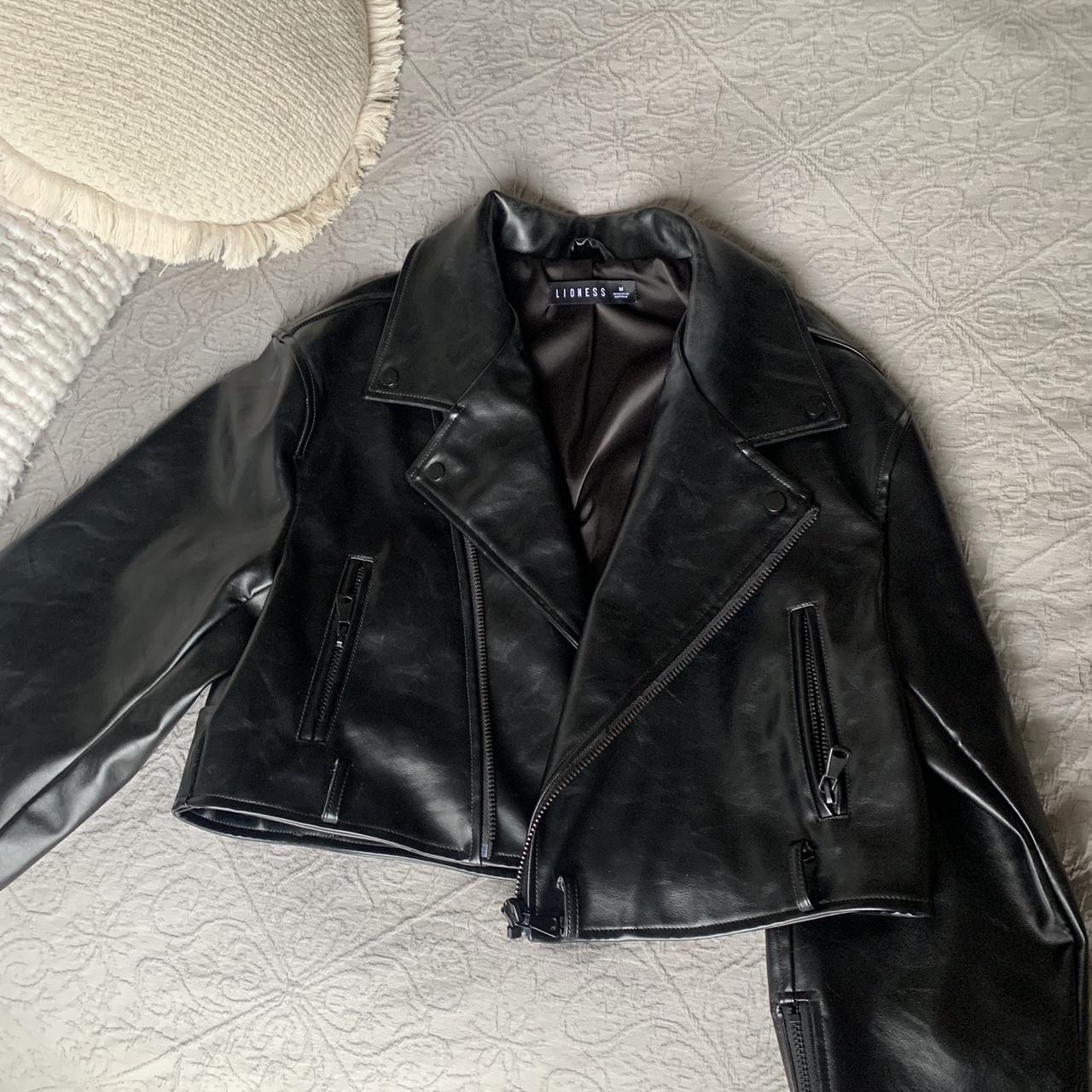 Lioness leather jacket - Depop