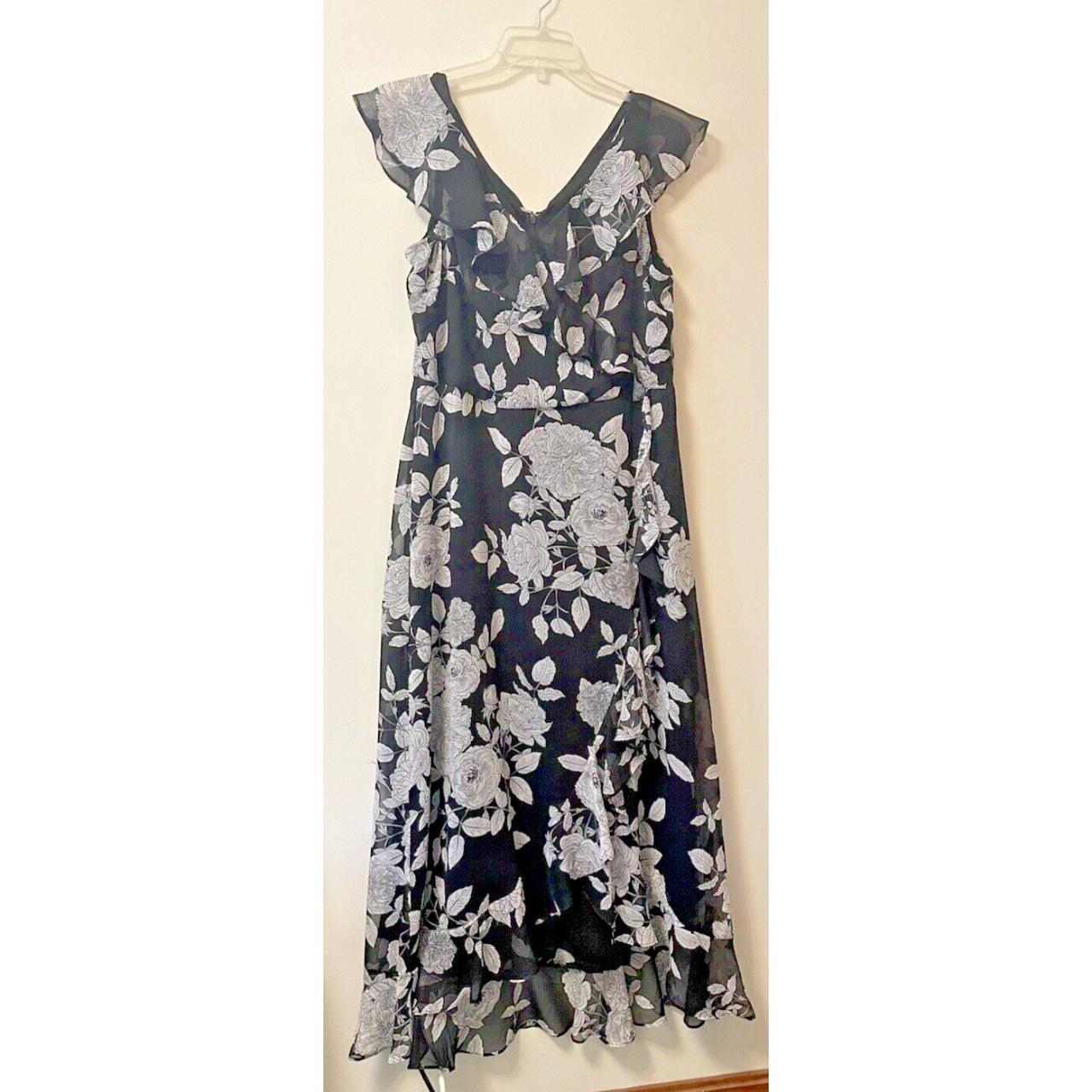 London Times Chiffon Dress Size 18 Flowy &... - Depop