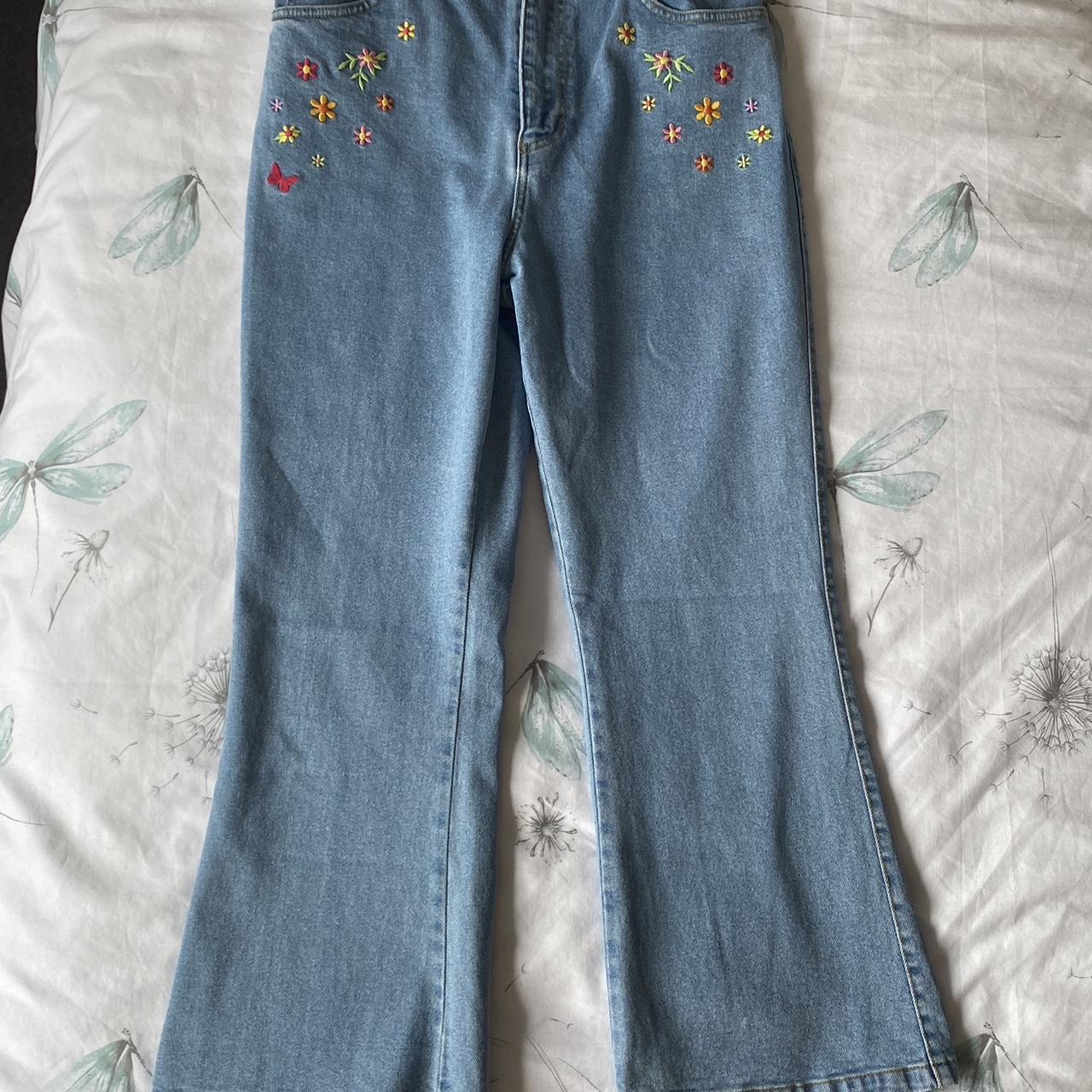 MINGA LONDON flared bootcut jeans Hardly worn,... - Depop