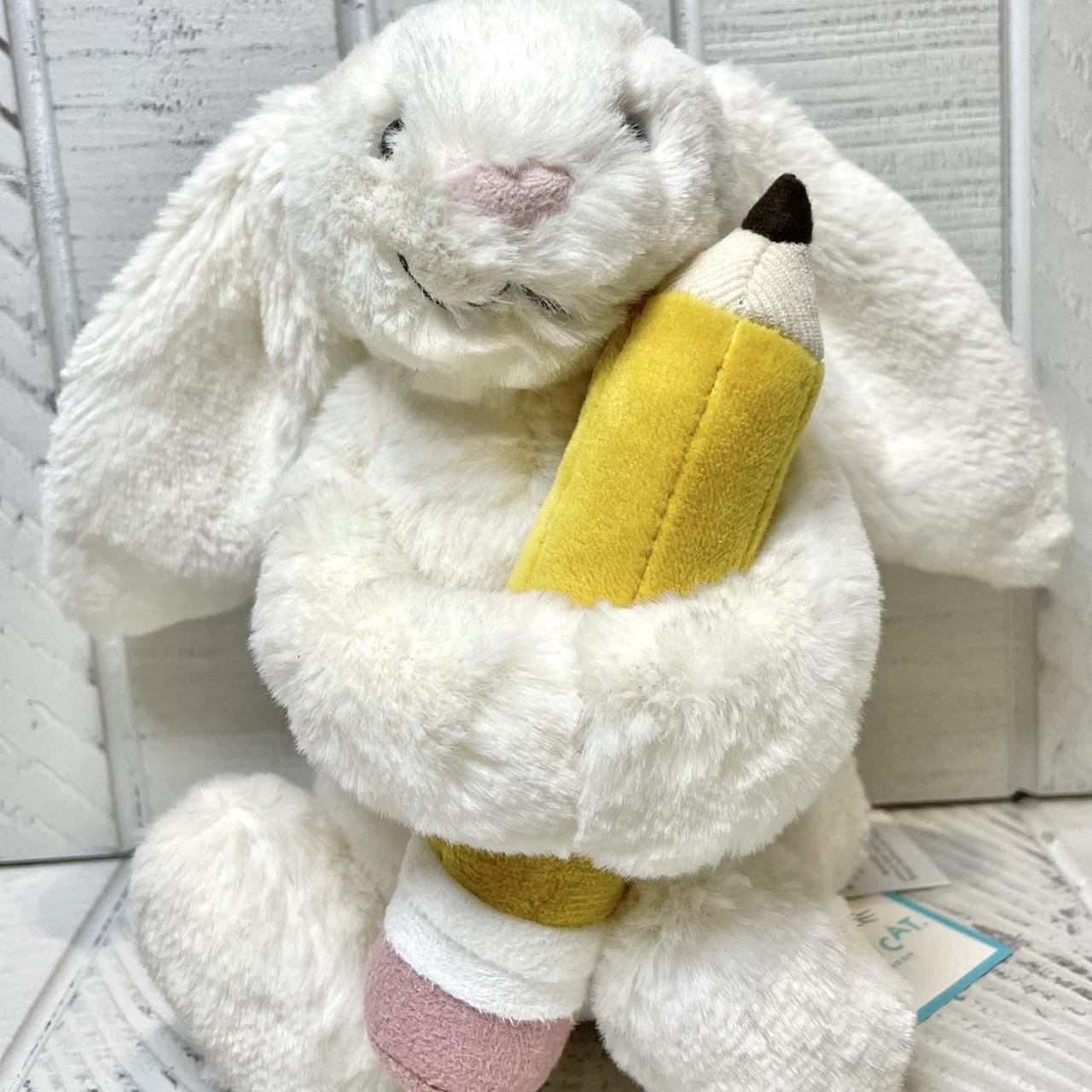 Jellycat London Small Bashful Bunny Hugging Pencil... - Depop