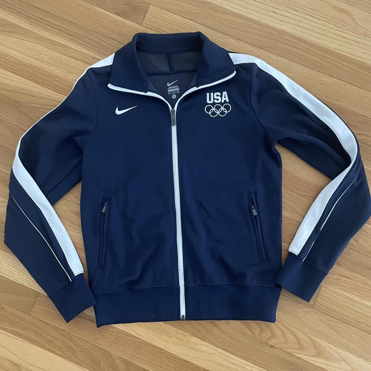 Nike Men's Lightweight Jacket - Navy/White - S – … - image 1