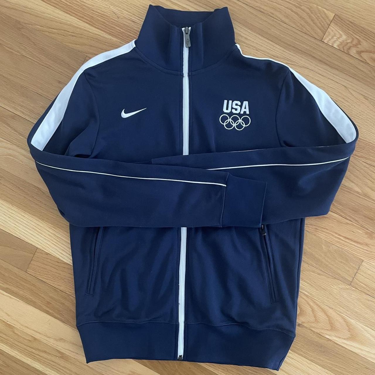 Nike Men's Lightweight Jacket - Navy/White - S – … - image 5