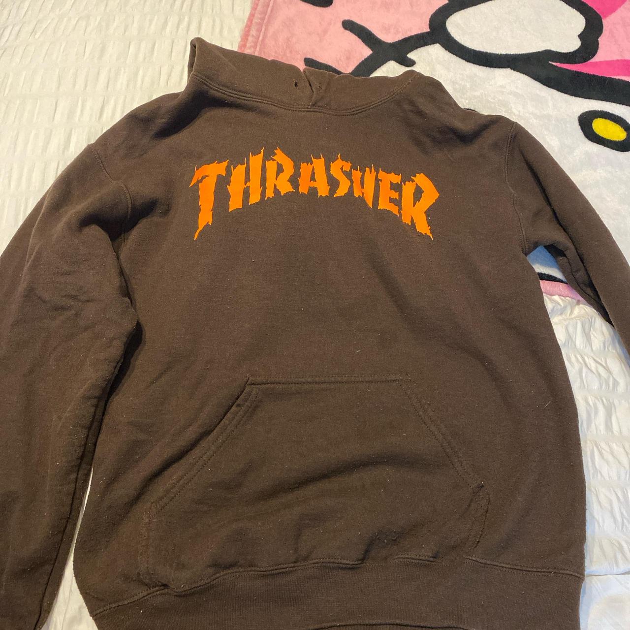 ★Thrasher Coffin By Neckface Hoodie 関税込★ Thrasher Coffin Grey Hoodie | Zumiez