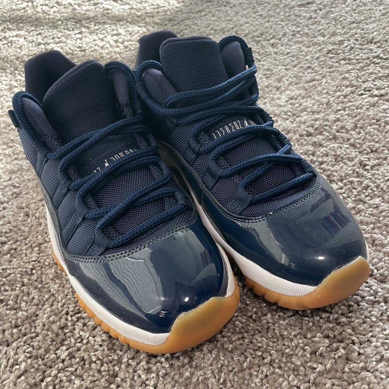 jordan 11 navy blue gum