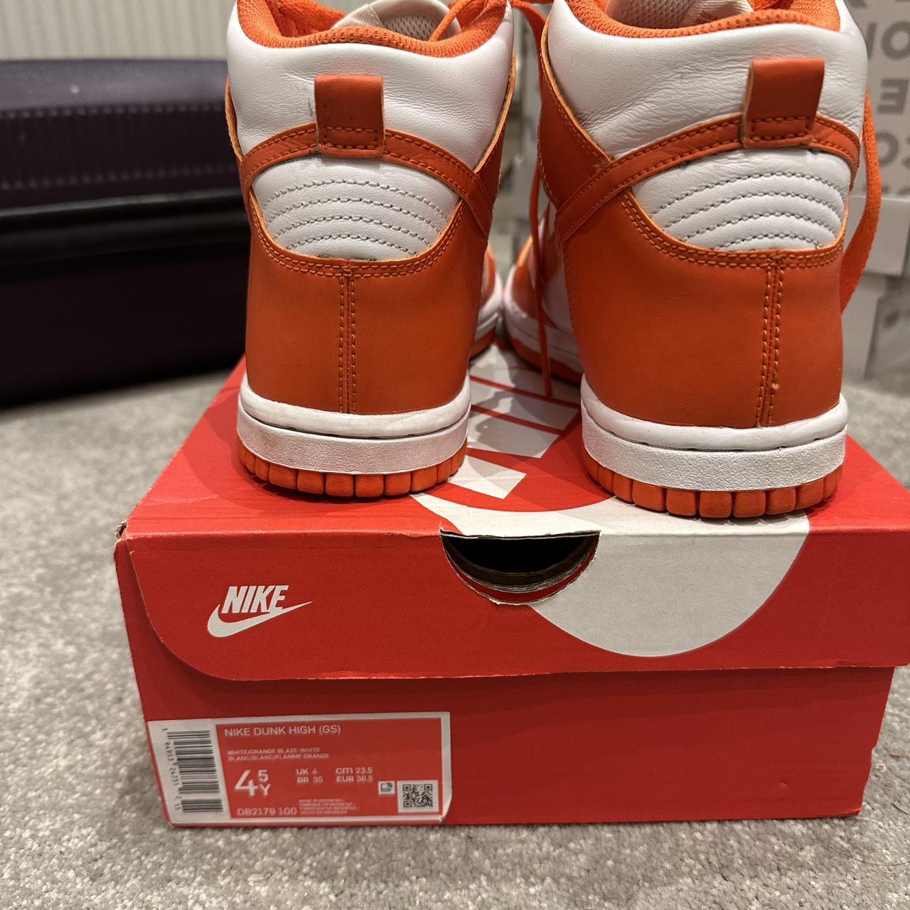 Nike Dunk High Syracuse Orange (GS) 🧡 Size UK 4 / US... - Depop