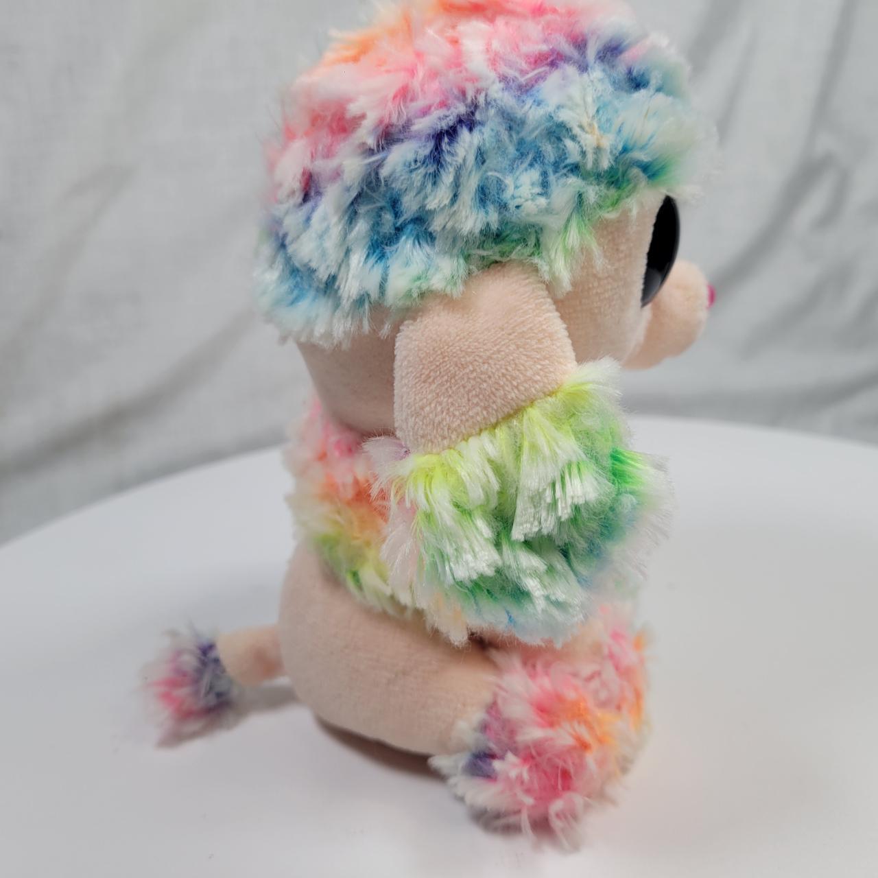 Ty Beanie Boos Rainbow Poodle Dog Plush Bean Bag Toy. Depop