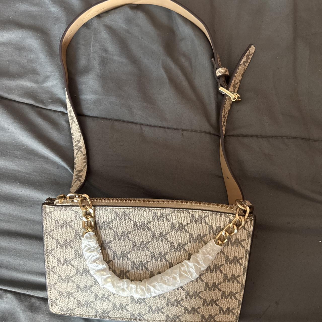 Michael kors purse with gold chain best sale