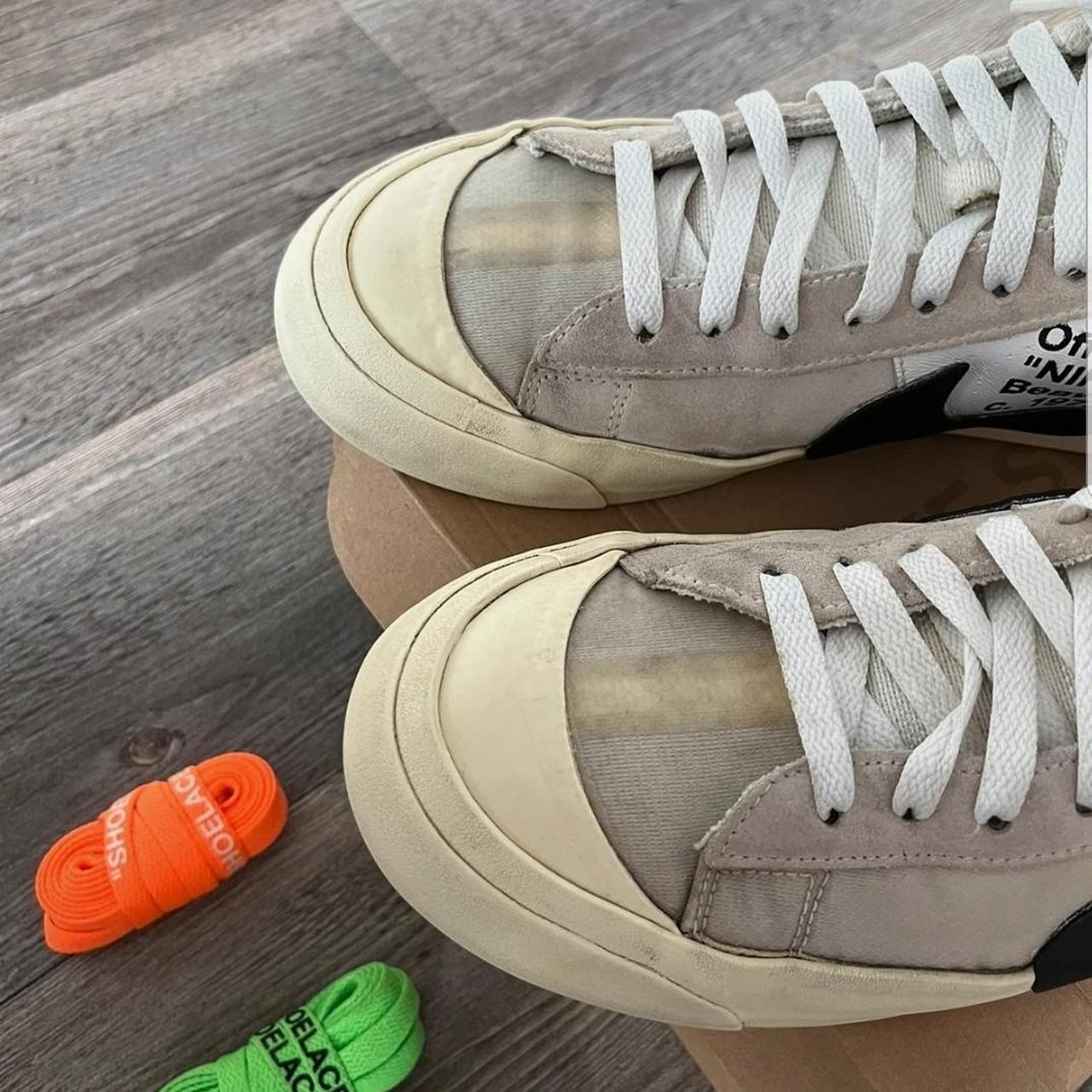 mens nike off white trainers