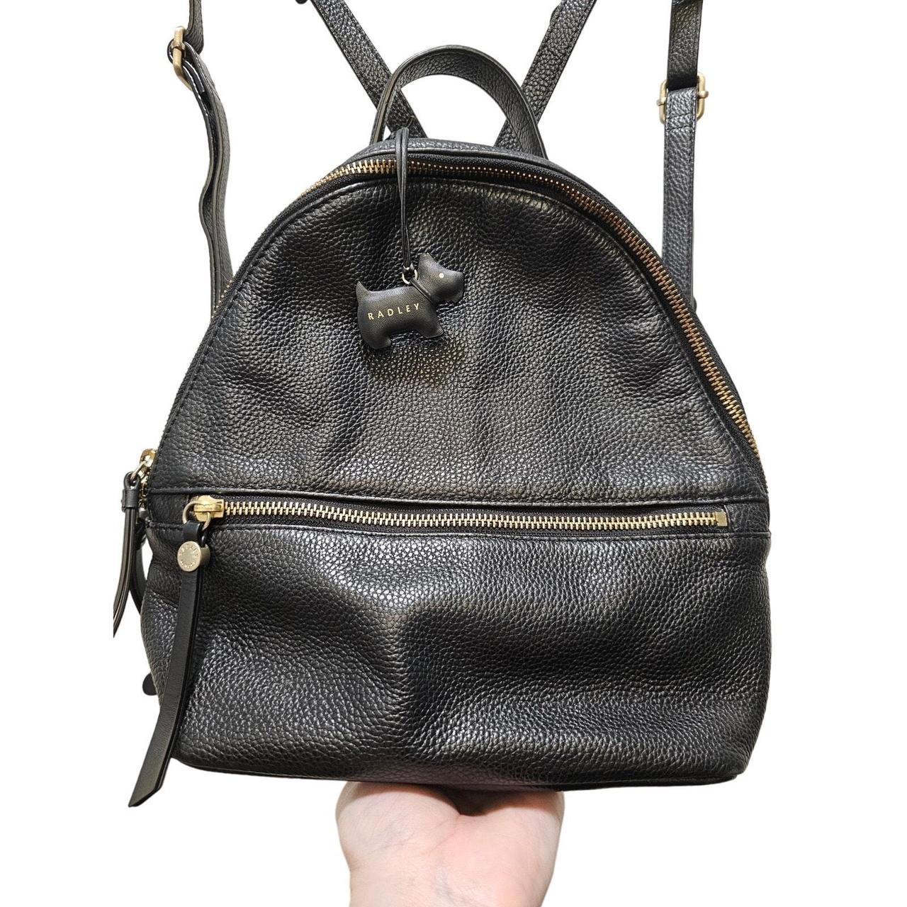 Radley London Fountain Road black leather backpack