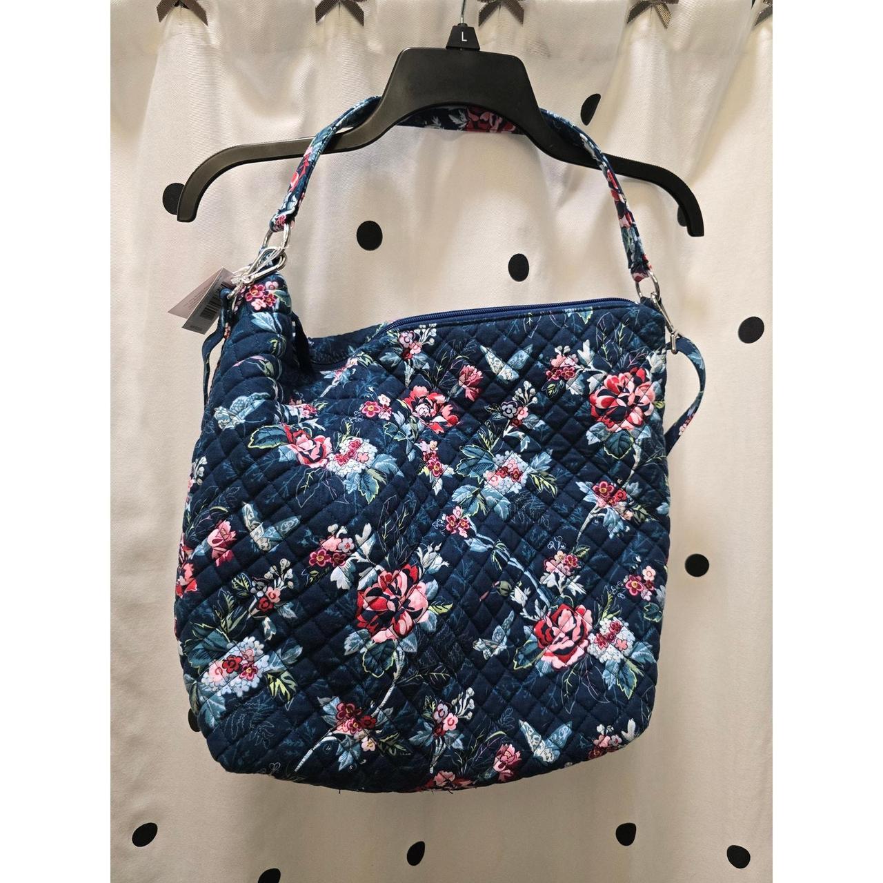 NWT offers Vera Bradley Navy Blue floral Tote