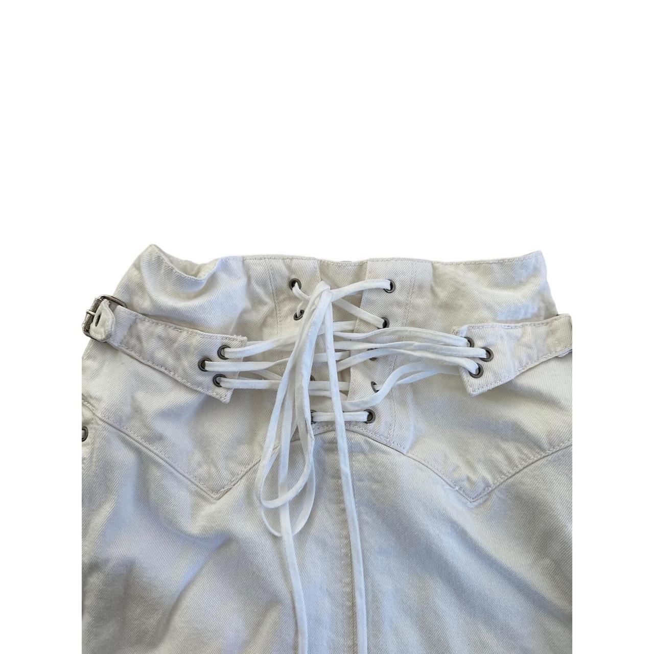 Women's Skirt - White - 25" – REDONE - 70's Lace … - image 2
