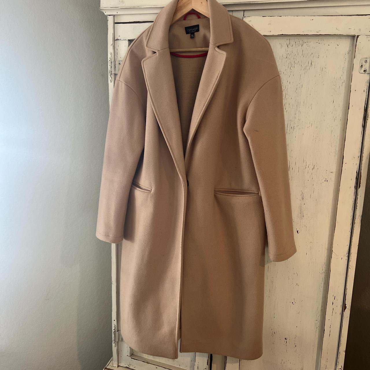 Camel coat women's topshop best sale